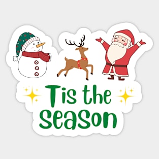 tis the season Sticker